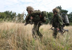 Krašto apsaugos savanorių pajėgų vadas plk. A. Plieskis apie karių savanorių kovinį rengimą - 4