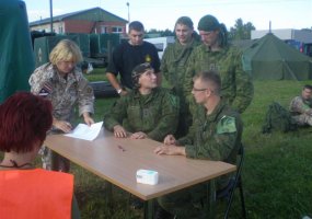Krašto apsaugos savanoriai dalyvavo tarptautinėse žvalgybos patrulio varžybose  - 1
