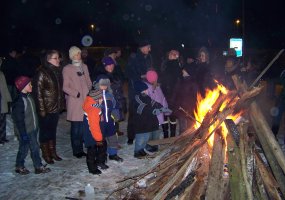 Klaipėdoje prie „Laisvės laužo“ paminėta Laisvės gynėjų diena ir KASP 19–osios įkūrimo metinės - 1