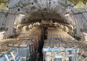 Lietuvos karys dalyvavo NATO perduodant Haičiui užsienio šalių pagalbą  - 1
