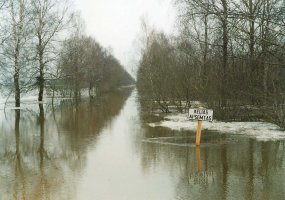 Lietuvos kariuomenės specialistai įvertino potvynio zoną dėl sprogdinimo darbų - 1