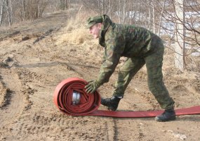 Kariai pašalino ledų sangrūdas Sanžilės upėje ir toliau teikia pagalbą Panevėžio rajone - 3