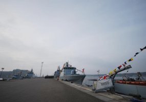 Inauguration and naming ceremony of new LNF patrol ship P14 in Klaipėda - 2