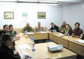 ISAF Deputy Chief of Staff-Stability Maj. Gen C. Mora visited Chaghcharan Provincial... - 1