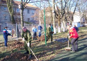 Krašto apsaugos savanorių pajėgų Žemaičių apygardos 3-oje rinktinėje balandis – švaros mėnuo - 4