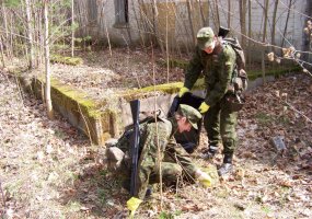 Krašto apsaugos savanorių pajėgų Žemaičių apygardos 3-oje rinktinėje balandis – švaros mėnuo - 5