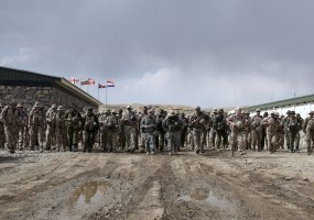 Afganistane tarnaujantys PAG kariai ir civiliai dalyvavo tradiciniame DANCON žygyje - 1