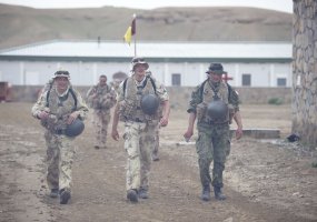 Afganistane tarnaujantys PAG kariai ir civiliai dalyvavo tradiciniame DANCON žygyje - 2