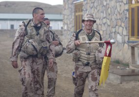 Military and civilian personnel of Lithuanian-led Chaghcharan PRT joined DANCON march - 4