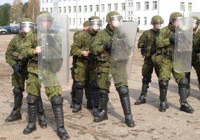 PRT-12 trained techniques of suppressing riot  - 2