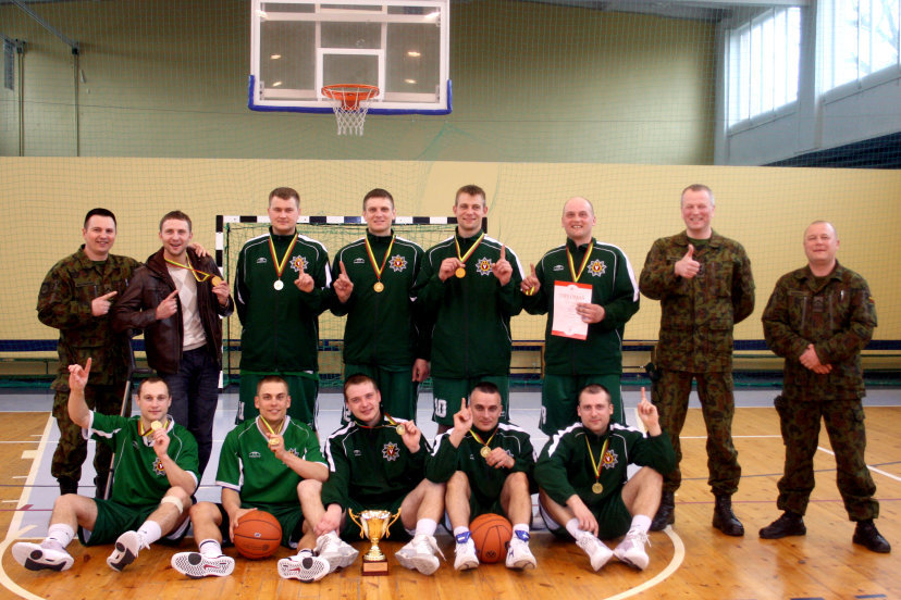 Vytenio bataliono kariai iškovojo pergalę Lietuvos kariuomenės krepšinio čempionate 