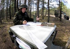 Algirdo bataliono kariai tobulino šaudymo iš minosvaidžių, netiesioginės ugnies iškvietimo ir... - 6