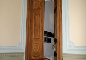 Baigiama Karinių oro pajėgų štabo centrinės laiptinės restauracija - 1