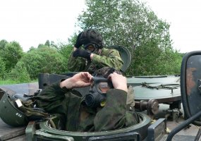 Tęsiamos bendros Karo medicinos tarnybos ir Inžinerijos bataliono karių lauko pratybos - 2