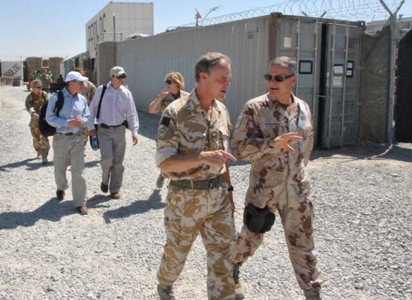 Afganistane lankysis Lietuvos kariuomenės Jungtinio štabo viršininko vadovaujama Lietuvos atstovų...