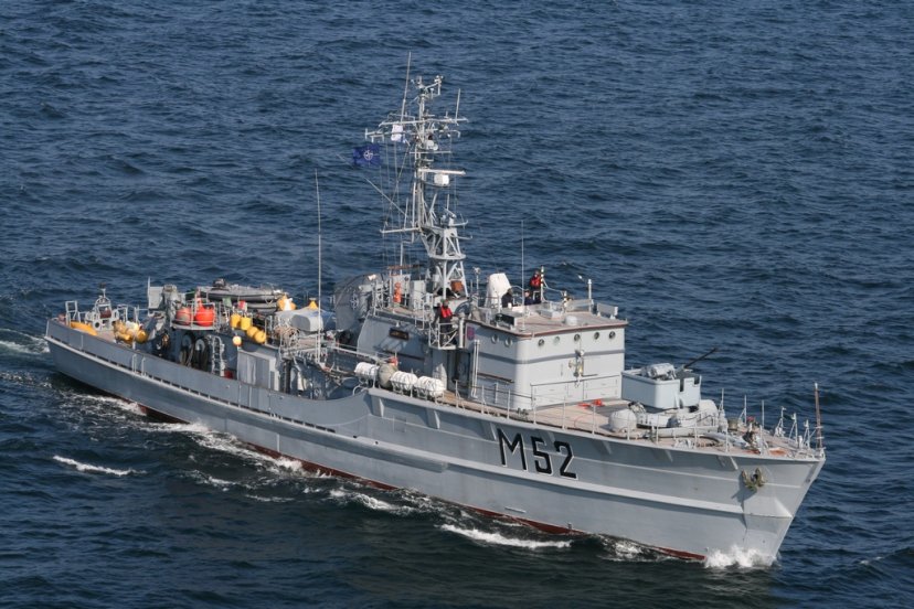 Lietuvos karo laivas dalyvauja tarptautiniuose kariniuose mokymuose Baltijos jūroje