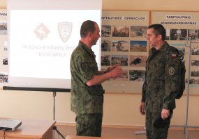 Commander EU BG Brig. Gen. S. Wojciechowski visited Brigade „Iron Wolf - 2