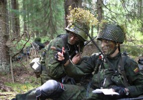 Vertinamosiose pratybose dalyvavo pirmieji Krašto apsaugos savanorių pajėgų rinktinių kariai - 2
