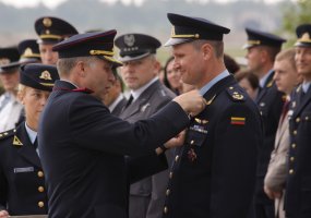 Pasikeitė Karinių oro pajėgų Aviacijos bazės vadai - 1