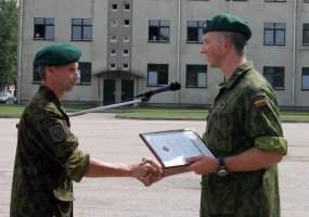   Rukloje  – Vaidoto bataliono vadų pasikeitimo ceremonija  - 2