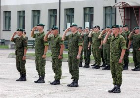   Rukloje  – Vaidoto bataliono vadų pasikeitimo ceremonija  - 4