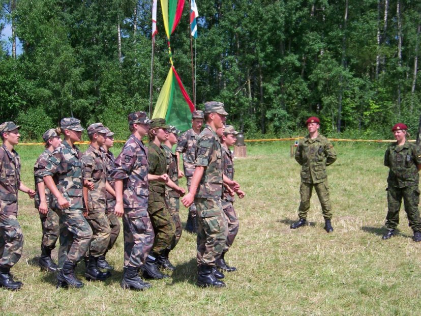 Pagudonės poligone vyko Telšių apskrities Žemaitijos šaulių 8-os rinktinės stovykla