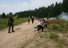Birutės batalione baigėsi jaunųjų šaulių stovykla  - 1