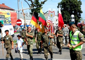 Sausumos pajėgų vadas gen. mjr. J. V. Žukas lankėsi Lenkijoje - 5