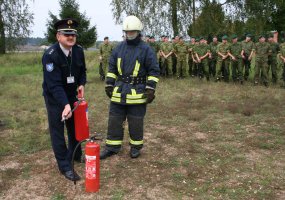     Birutės batalione  Alytuje vyko priešgaisrinės saugos pratybos  - 2
