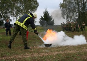     Birutės batalione  Alytuje vyko priešgaisrinės saugos pratybos  - 3