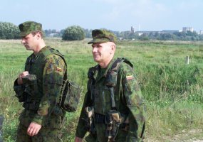 Oro gynybos bataliono kariai dalyvavo 10 kilometrų sparčiajame žygyje - 2