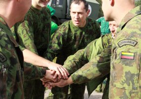 Vyko Lietuvos kariuomenės kroso ir virvės traukimo čempionatas  - 3