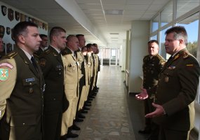 Lietuvos kariuomenės Sausumos pajėgų vadovybė mini devintąsias įkūrimo metines - 1