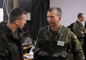 Tarptautinėse pratybose „Stiprus liūtas“ operacijų planavimo įgūdžius tobulina brigados... - 1
