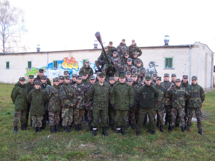 Oro gynybos batalione vyko Šiaulių apskrities gen. P. Plechavičiaus šaulių 6-osios rinktinės...