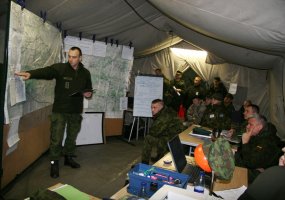Vyko Vaidoto bataliono kovinių logistinių operacijų  planavimo ir vykdymo pratybos „Rudens lietus“ - 1