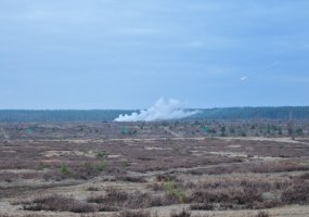 Pabradės poligone vyko artileristų taktinės lauko pratybos  - 1