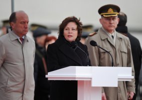 Lietuvos kariuomenės dienos proga Katedros aikštėje vyko iškilminga karių rikiuotė  - 4