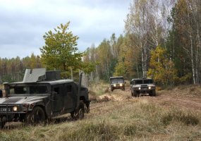 HMMWV Driver Course organised for Ukrainian personnel at NCO School's Kazlų Rūda Training... - 1