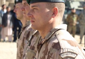 The 12th rotation of the Lithuanian-led Chaghcharan PRT and Police Operational Mentoring and... - 2