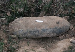 Kariuomenės išminuotojai Radviliškio r. neutralizavo 500 kg aviacinę bombą  - 1