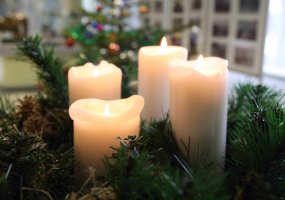 Prie bendro Kūčių stalo susibūrė Sausumos, Krašto apsaugos savanorių pajėgų štabų ir Mokymo ir... - 2