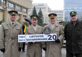 Krašto apsaugos savanorių pajėgos minėjo 20-ąsias įkūrimo metines - 2