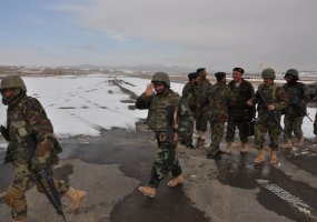 The first ANA troops deployed in Ghor province  - 2