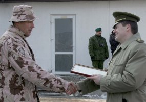 Vilniuje sutikti iš tarptautinės misijos Afganistane grįžę Nacionalinio paramos elemento kariai - 4
