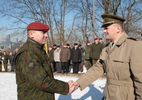 Krašto apsaugos savanorių pajėgų Didžiosios Kovos apygardos 8-oji rinktinė paminėjo 20-ąsias... - 2