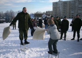 Gedimino štabo kariai kartu su vilniečiais šventė Užgavėnes - 4