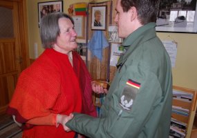 NATO Air policing mission soldier from Germany donated gold for orphanage - 2