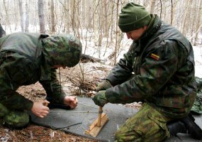 Birutės batalione vyko skyrių vadų mokymai - 2