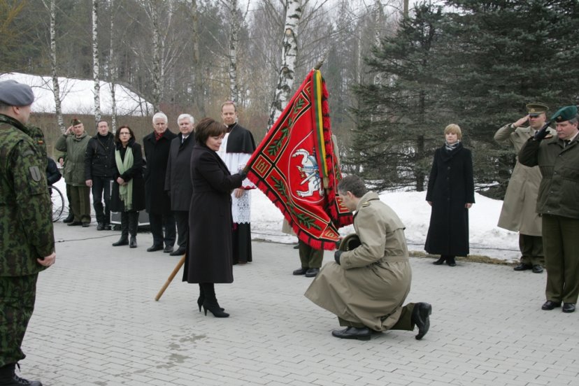 Lietuvos kariuomenės Specialiųjų operacijų pajėgoms įteikta kovinė vėliava